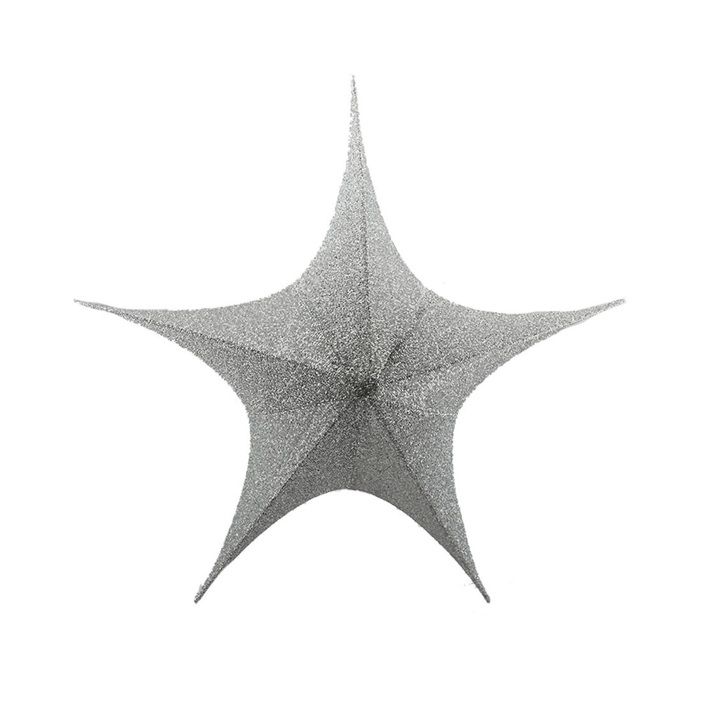 Silver Hanging Star (75cm)