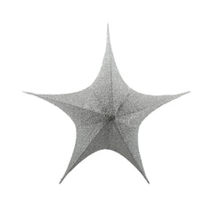 Silver Hanging Star (75cm)