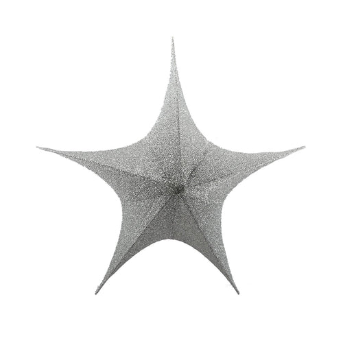 Silver Hanging Star (75cm)