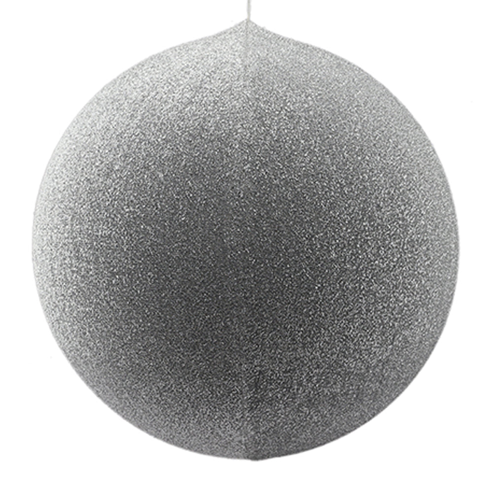 Silver Hanging Ball (40cm)