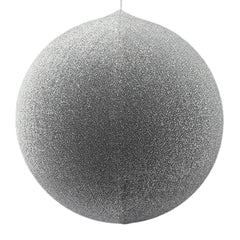 Silver Hanging Ball (40cm)