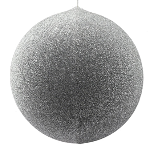 Silver Hanging Ball (40cm)
