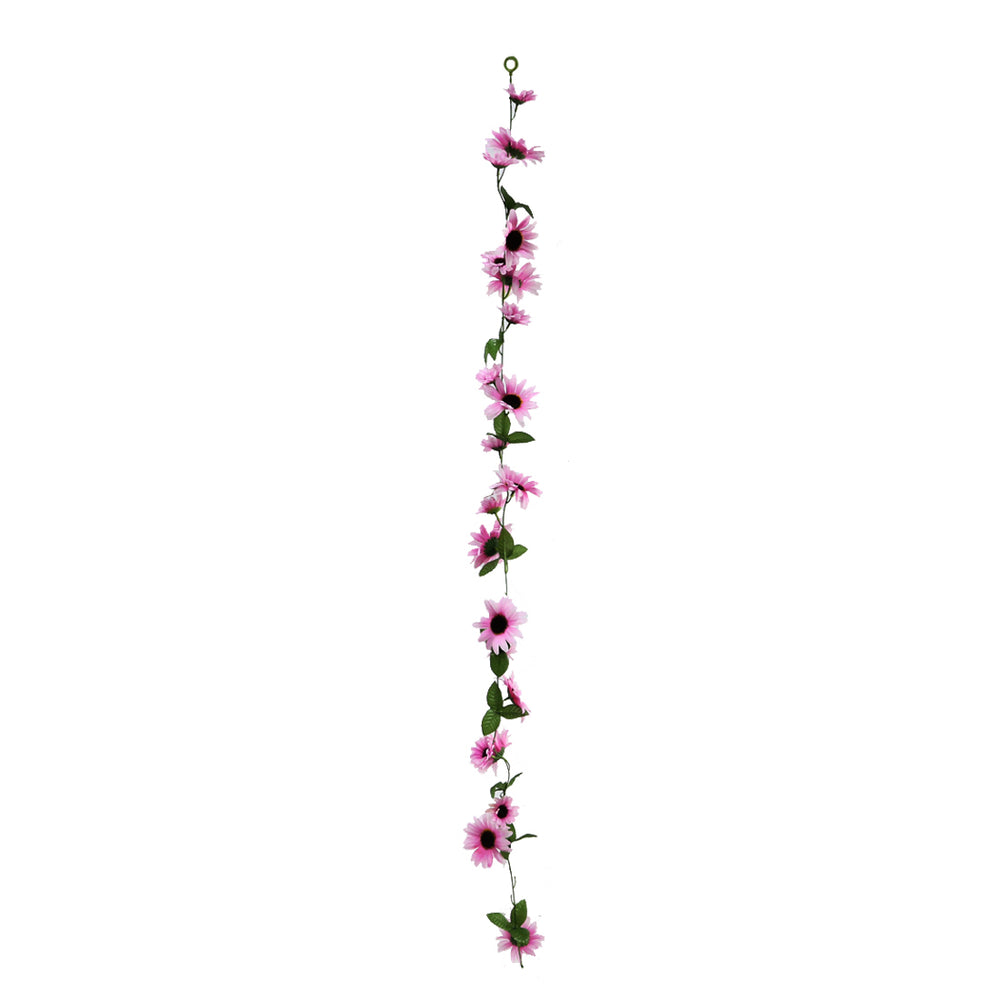 Pink Sunflower Garland