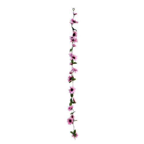 Pink Sunflower Garland