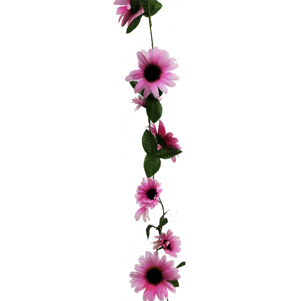 Pink Sunflower Garland