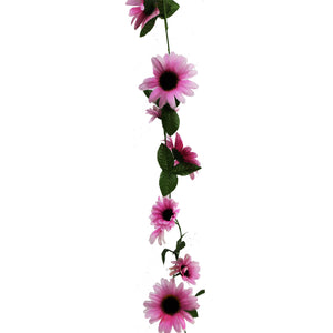 Pink Sunflower Garland
