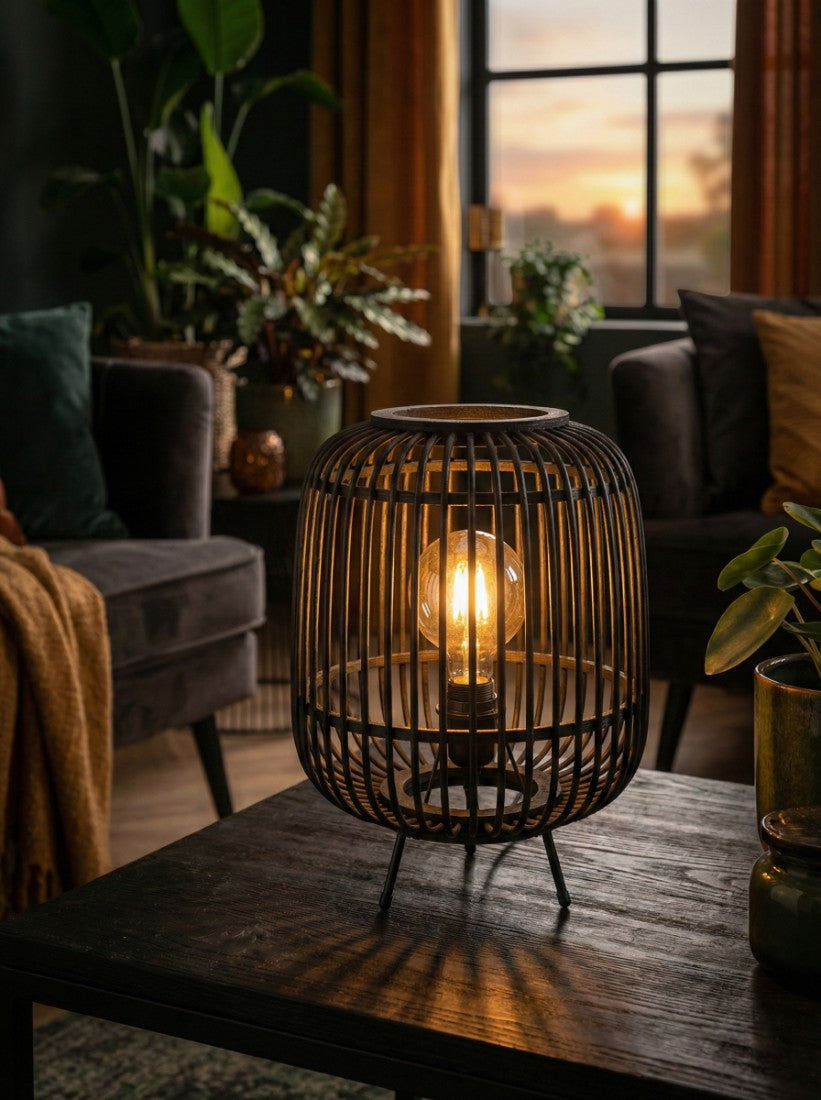 Black Nimes Table Lamp (37 cm)