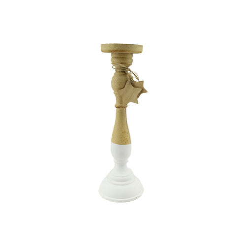 White Candle Holder (37cm)