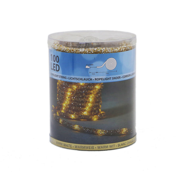 Silver Brown Rope Light 100 LED
