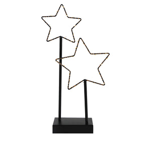 Metal Star Warm White 35 LED