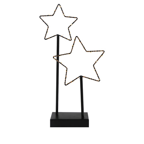 Metal Star Warm White 35 LED