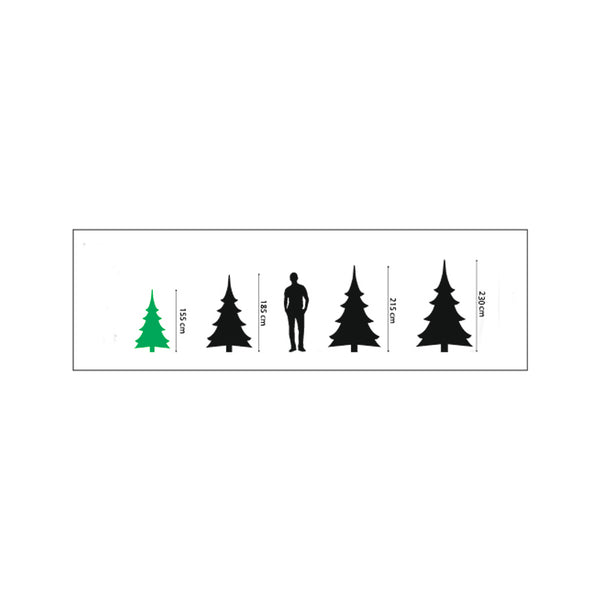 Green Frosted Medford Christmas Tree (155cm)