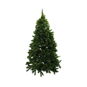 Green Zilina Christmas Tree with LEDs (185cm)