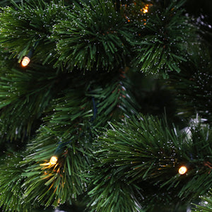 Green Zilina Christmas Tree with LEDs (185cm)