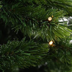 Green Zilina Christmas Tree with LEDs (230cm)