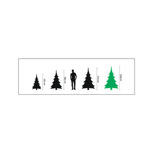 Green Zilina Christmas Tree with LEDs (230cm)
