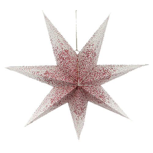 Red Glitter Star (75cm)