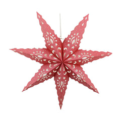 Red Glitter Snowflake (65cm)