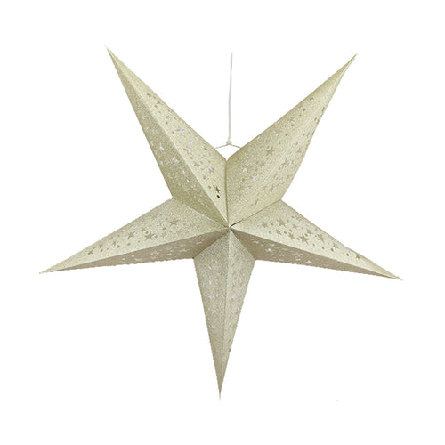 Champagne Glitter Star (56cm)