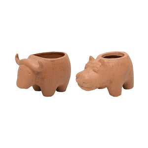 Animal Pot 2 Colors (12 cm)