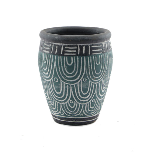 Green Nomad Round Vase (19 cm)