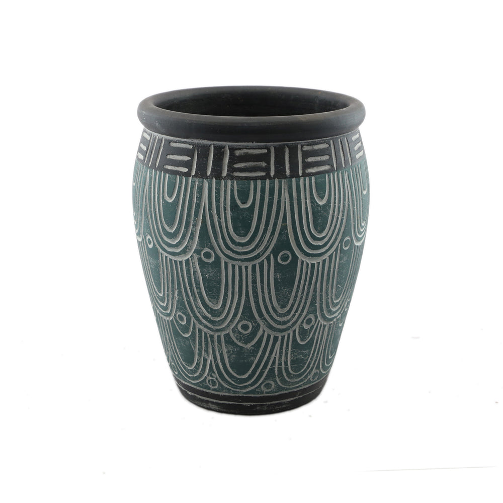 Green Nomad Round Vase (27 cm)