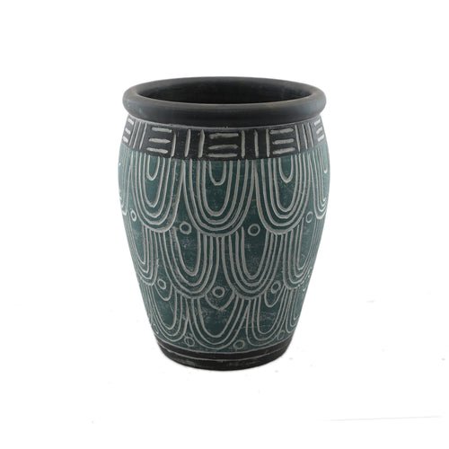 Green Nomad Round Vase (27 cm)