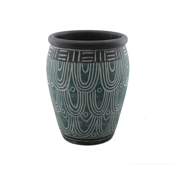 Green Nomad Round Vase (27 cm)