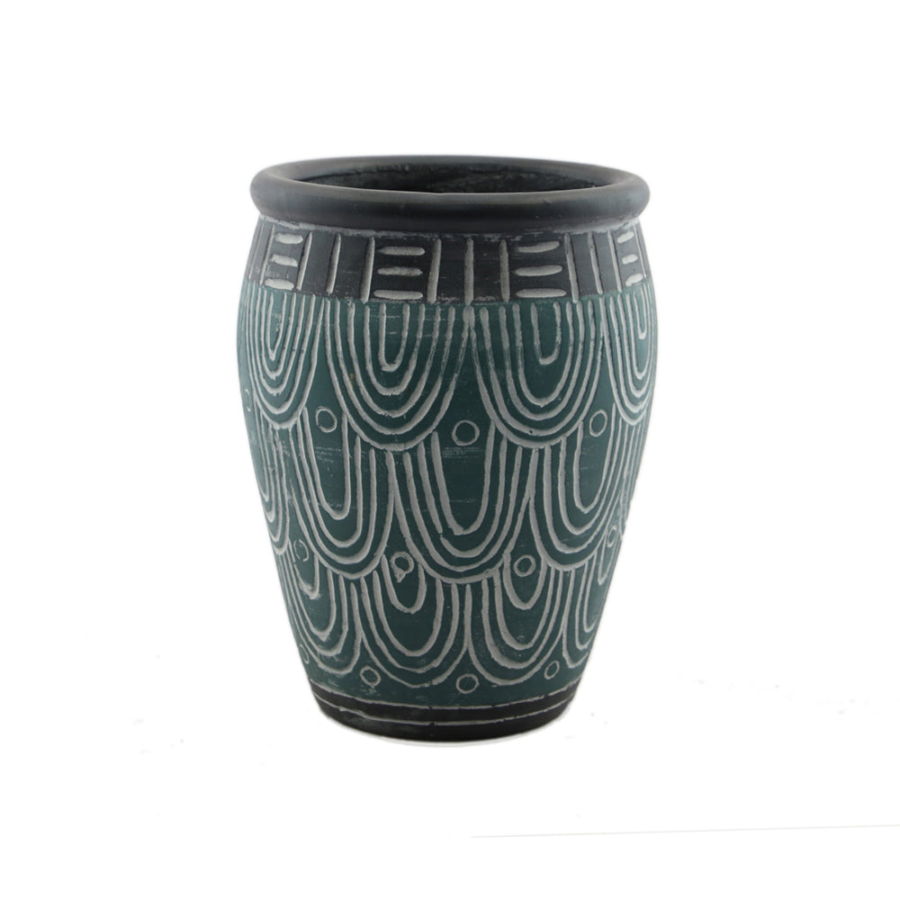 Green Nomad Round Vase (36 cm)