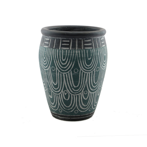 Green Nomad Round Vase (36 cm)