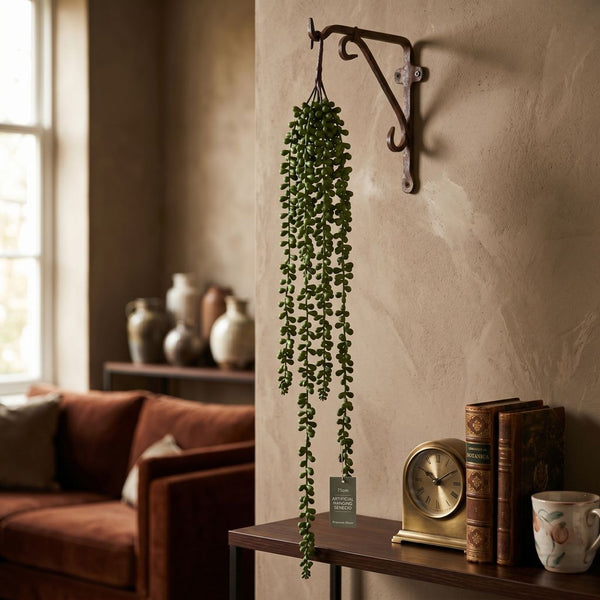 Artificial Hanging Senecio Plant (71 cm)