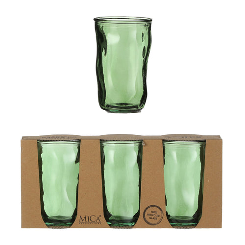 Green Juan Glass 3 Pcs (13 cm)