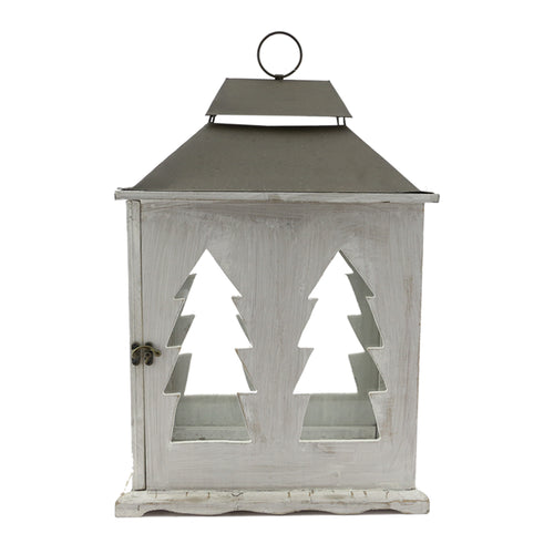 White Wash Lantern (52cm)