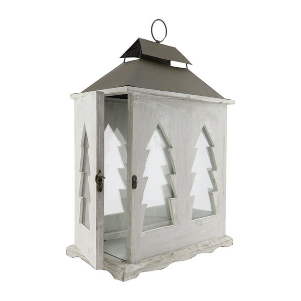 White Wash Lantern (52cm)