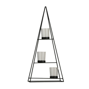 Black Tree Tealight Holder (48cm)