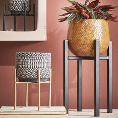 Black Ascot Plant Stand (9.5 cm)