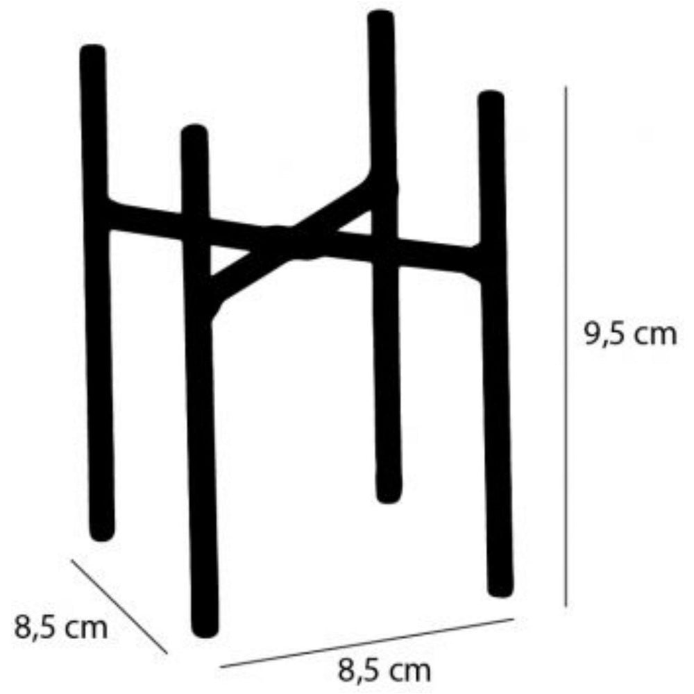 Black Ascot Plant Stand (9.5 cm)