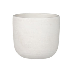 Nora Round Off White Pot (16 cm)