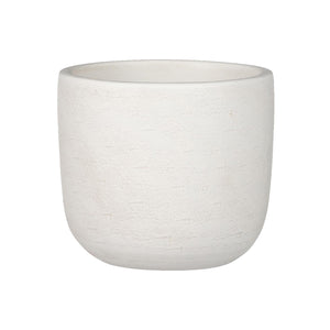 Nora Round Off White Pot (16 cm)
