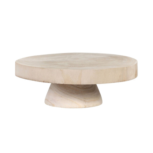 Pia Round Wooden Decorative Table (30 cm)