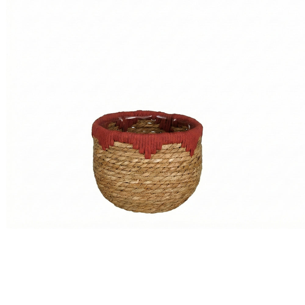 Red Jorck Round Basket (18 cm)