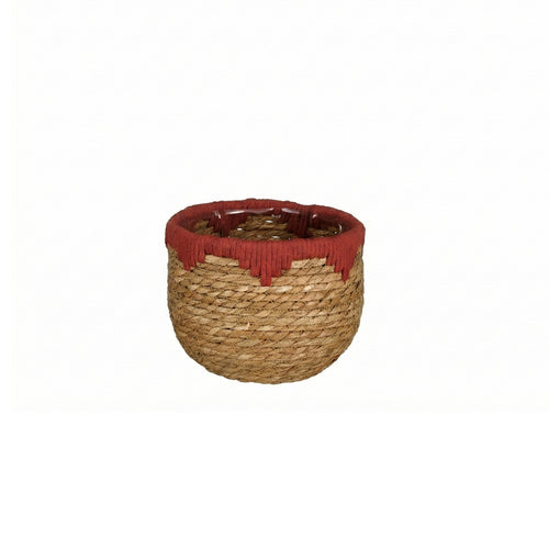 Red Jorck Round Basket (18 cm)