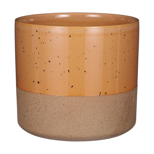 Lago Round Brown Pot (18.5 cm)