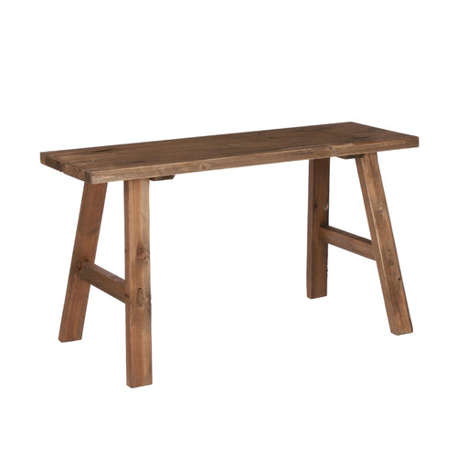 Brown Recycled Wood Bold Bench (80 cm)