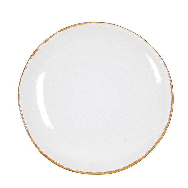 White Tabo Dinner Plate Pack Of 6 (26.5 cm)