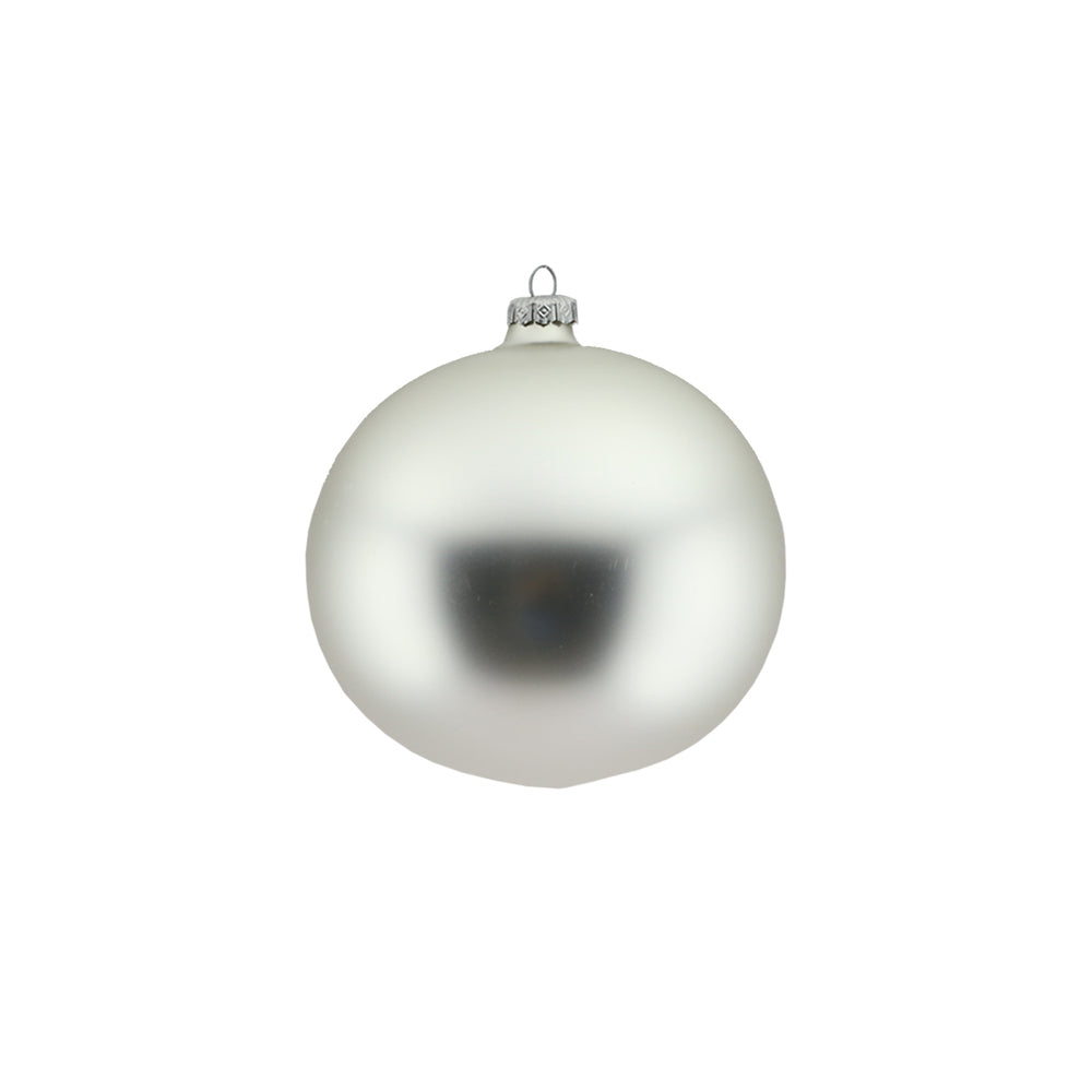 Plain Matt Bauble (15cm)