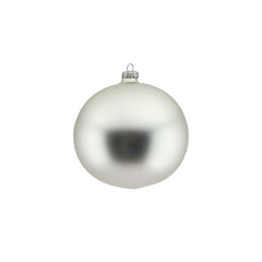 Plain Matt Bauble (15cm)