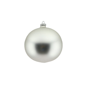 Plain Matt Bauble (15cm)