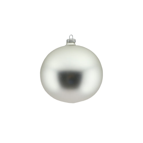 Plain Matt Bauble (15cm)