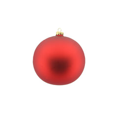 Matt Red Glass Bauble (15cm)